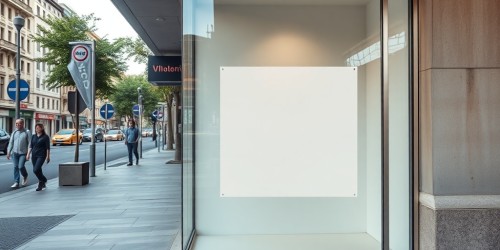 Adesivos perfurados para vitrine: quando e como usar