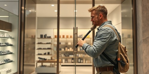 Erros na aplicação de adesivos para vitrine e como evitar