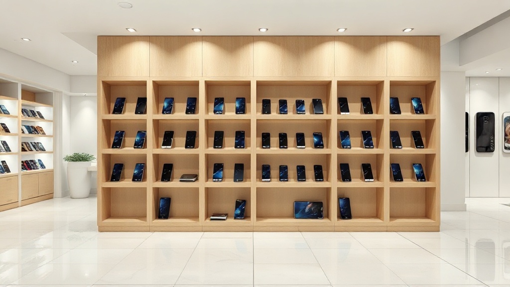 Como a exposição de celulares em MDF funciona na rotina da loja