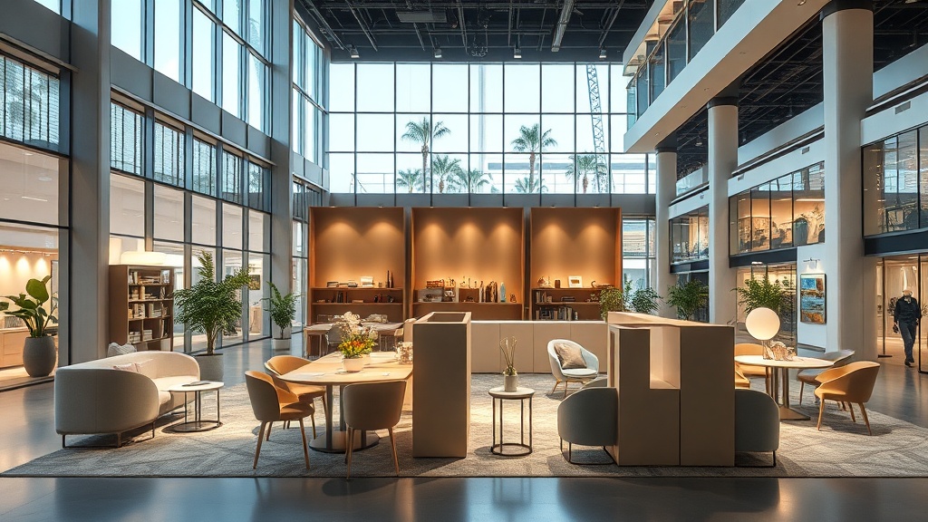 Tendências contemporâneas em biombos e ambientações de PDV