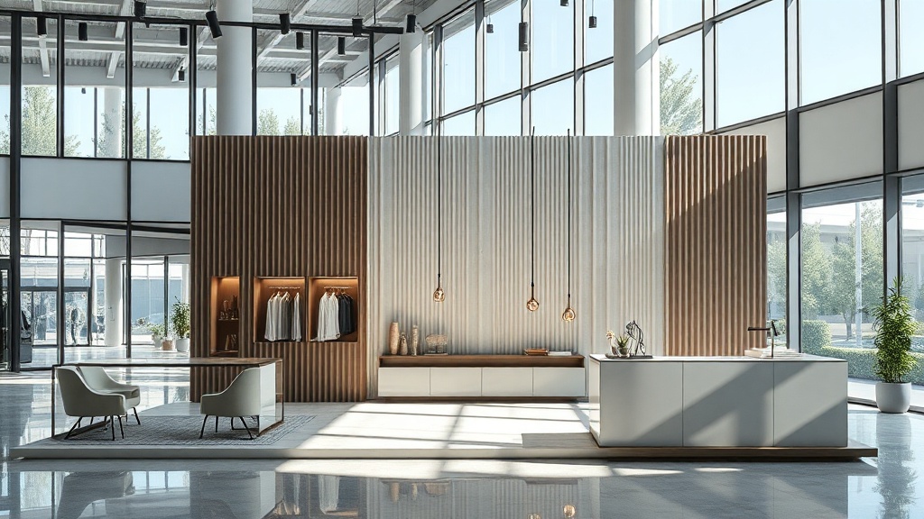 O que está em alta: design de biombos e tendências para PDV