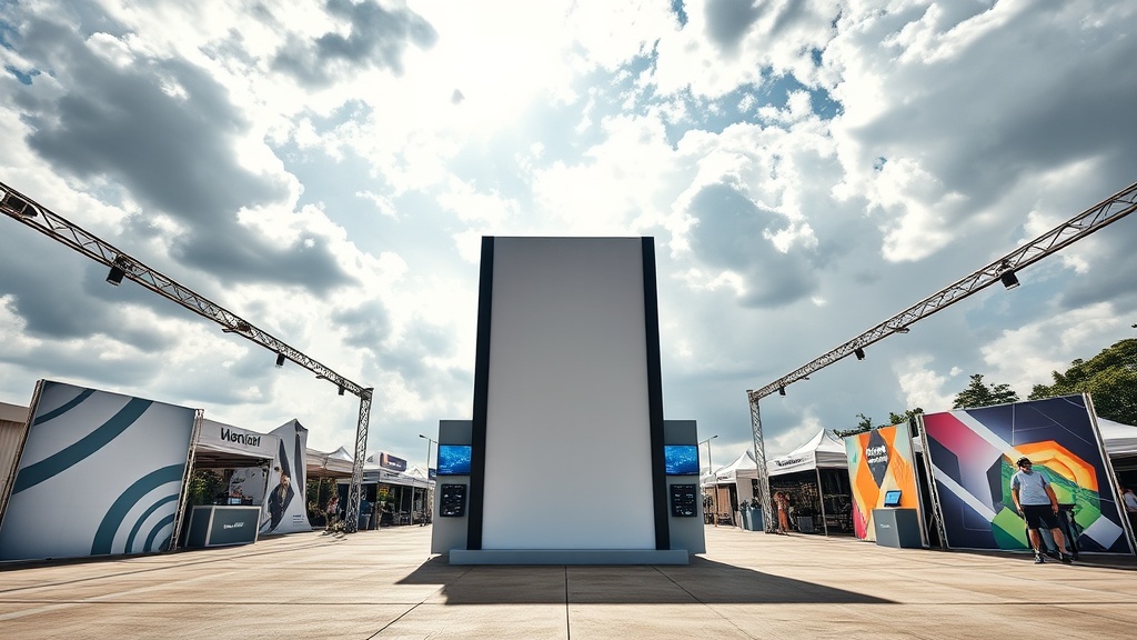 Totens promocionais em SP: boas práticas para feiras e eventos