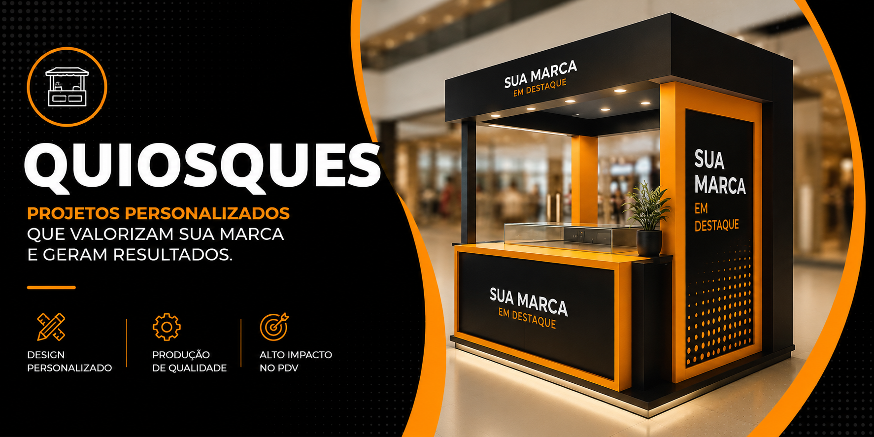 Quiosques Comerciais Personalizados